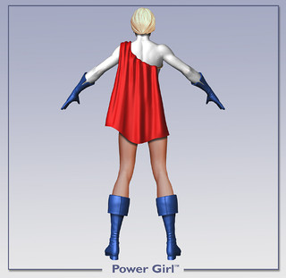 Power Girl - Dc ren icnchar powergirl back Power Girl - Dc ren icnchar powergirl back