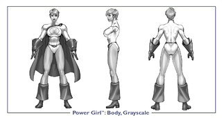 Power Girl - Dc con icnchar powergirl body gray Power Girl - Dc con icnchar powergirl body gray