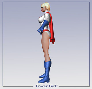 Power Girl - Dc ren icnchar powergirl side Power Girl - Dc ren icnchar powergirl side