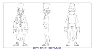 Jervis Tetch - Noir et blanc Jervis Tetch - Noir et blanc