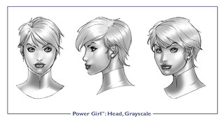 Power Girl - Dc con icnchar powergirl head gray Power Girl - Dc con icnchar powergirl head gray