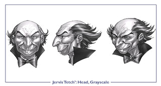 Jervis Tetch - Niveau de gris Jervis Tetch - Niveau de gris
