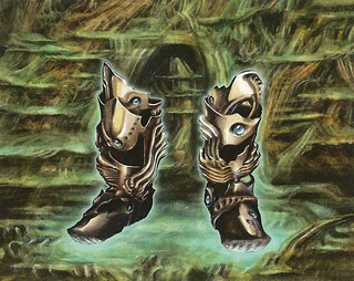 Illustration des Lightning Greaves Illustration des Lightning Greaves