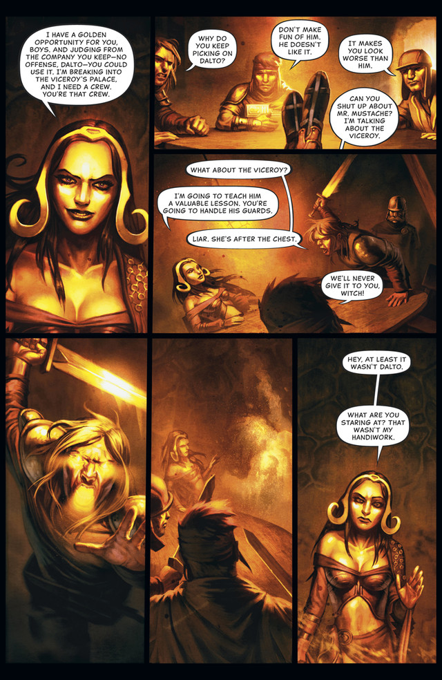 Bande dessinée The Raven's Eye - EN MTG Comic10 Pt2 FTF4