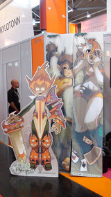 Bout du stand Ankama � la GC2008