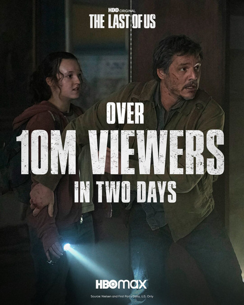 The Last of Us - HBO revendique 10 millions de spectateurs en 48 heures pour le premier épisode de la série The Last of Us