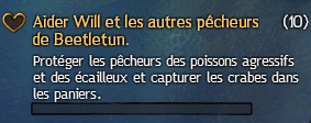 Guild Wars 2 - Aider Will et les autres pêcheurs de Beetletun