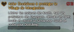 Aider Doolsileep à protéger le Village de Moogooloo