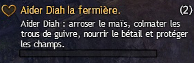 Guild Wars 2 - Aider Diah la fermière
