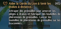 Aider la Garde du Lion à tenir les drakes à distance