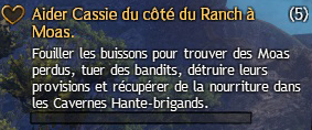 Guild Wars 2 - Aider Cassie du côté du Ranch à Moas