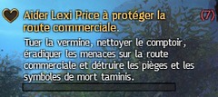 Aider Lexi Price à protéger la route commerciale