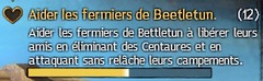 Aider les fermiers de Beetletun