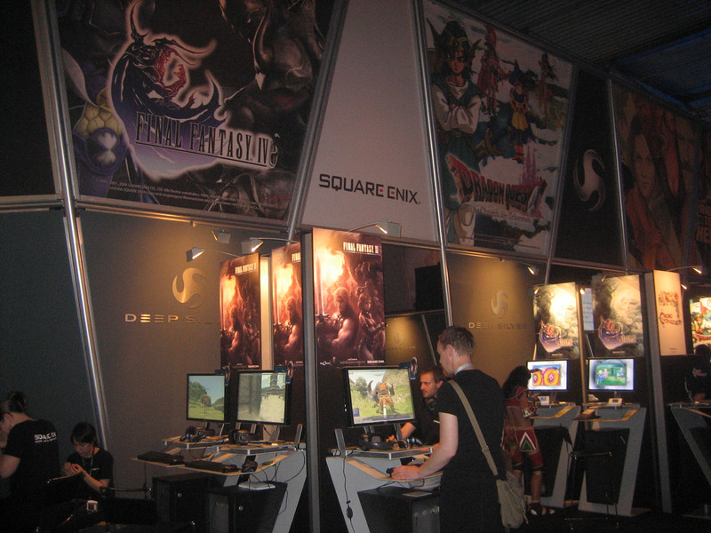 Un aperçu du stand FFXI à la GC2008 Un aperçu du stand FFXI à la GC2008