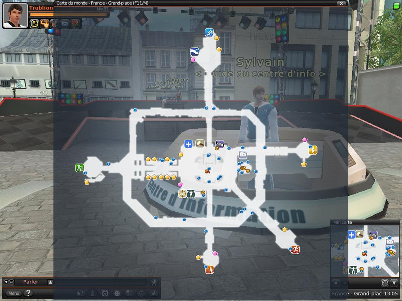 La map