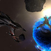 Vue des vaisseaux Infernals dans l'espace