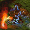 Combat contre un dragon par Cirdan