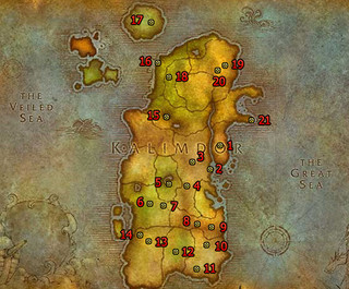 Carte des ancètres de Kalimdor (Fête Lunaire) Carte des ancètres de Kalimdor (Fête Lunaire)