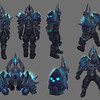 Palier 10 d'ensembles d'armure de Chevalier de la Mort