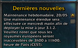 Br�ve au d�marrage de WoW