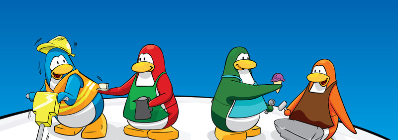 Pingouins travailleurs