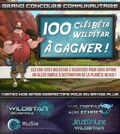 Concours Communautaire : 100 Clefs Beta WildStar à Gagner