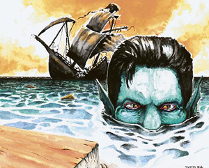 Illustration du Merfolk Assassin Illustration du Merfolk Assassin