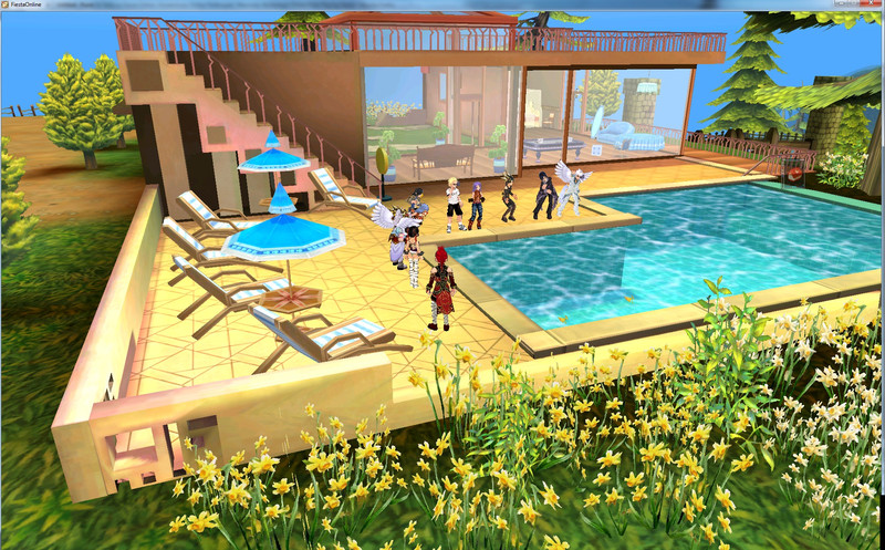 Soir�e piscine