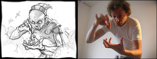Croquis de Changeling Titan Croquis de Changeling Titan