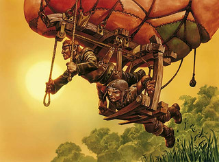 Illustration du Kinsbaile Balloonist Illustration du Kinsbaile Balloonist