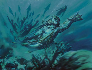 Illustration du Merrow Reejerey Illustration du Merrow Reejerey