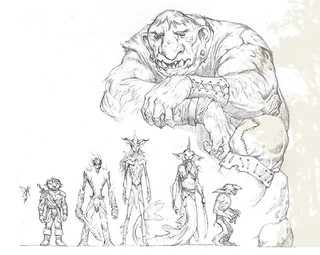 Esquisse des races de Lorwyn Esquisse des races de Lorwyn