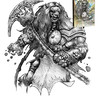 Croquis d'Ajani Goldmane