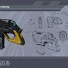 Concept Art d'une arme de point