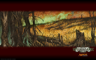 Panorama formé par des terrains de base Shadowmoor Panorama formé par des terrains de base Shadowmoor
