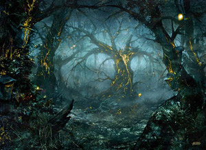 Illustration de la Sapseep Forest Illustration de la Sapseep Forest