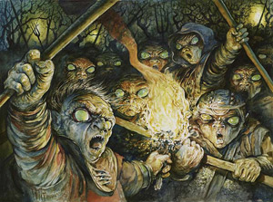 Illustration de la Kithkin Rabble Illustration de la Kithkin Rabble
