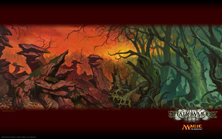 Panorama formé par des terrains de base Shadowmoor Panorama formé par des terrains de base Shadowmoor