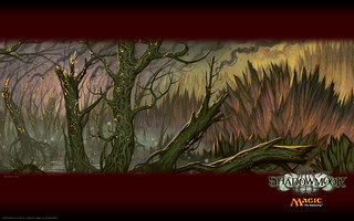 Panorama formé par des terrains de base Shadowmoor Panorama formé par des terrains de base Shadowmoor