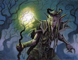 Illustration de l'Elvish Hexhunter Illustration de l'Elvish Hexhunter