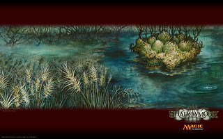 Panorama formé par des terrains de base Shadowmoor Panorama formé par des terrains de base Shadowmoor