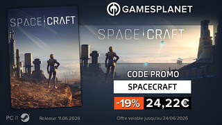 SpaceCraft à -19% sur Gamesplanet SpaceCraft à -19% sur Gamesplanet