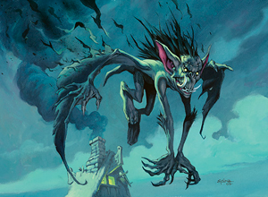 Illustration du Soot Imp Illustration du Soot Imp