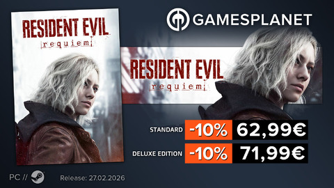 Resident Evil: Requiem - Promo Gamesplanet : Resident Evil Requiem en précommande à -10%
