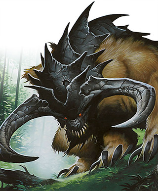 Illustration du Woolly Thoctar Illustration du Woolly Thoctar