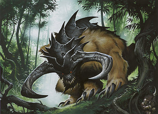 Illustration du Woolly Thoctar Illustration du Woolly Thoctar