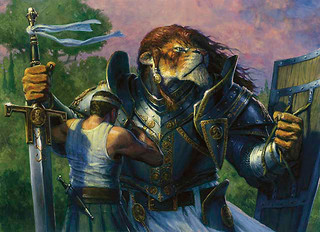 Illustration du Leonin Armorguard Illustration du Leonin Armorguard