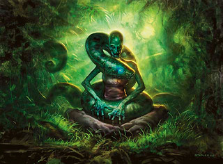 Illustration de la Vedalken Heretic Illustration de la Vedalken Heretic