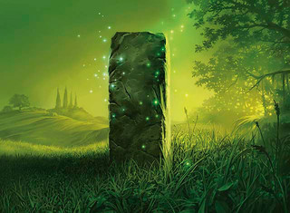 Illustration de la Wildfield Borderpost Illustration de la Wildfield Borderpost