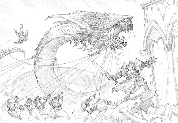 Croquis de l'Enlisted Wurm